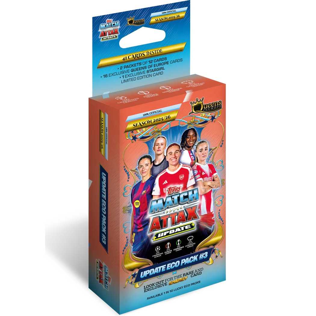 Topps UCC Match Attax 2025/26 Mega Multipack 48 Cards 3 Random Star Boy LEs & 1 Ball Master LE Official UEFA Trading Cards