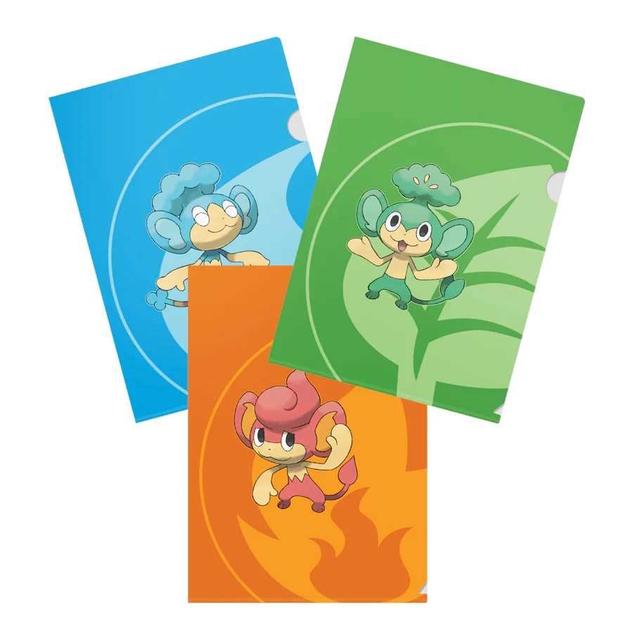 Pokemon Tournament Folios 3-Pack - Pansear, Pansage and Panpour (Series 4)