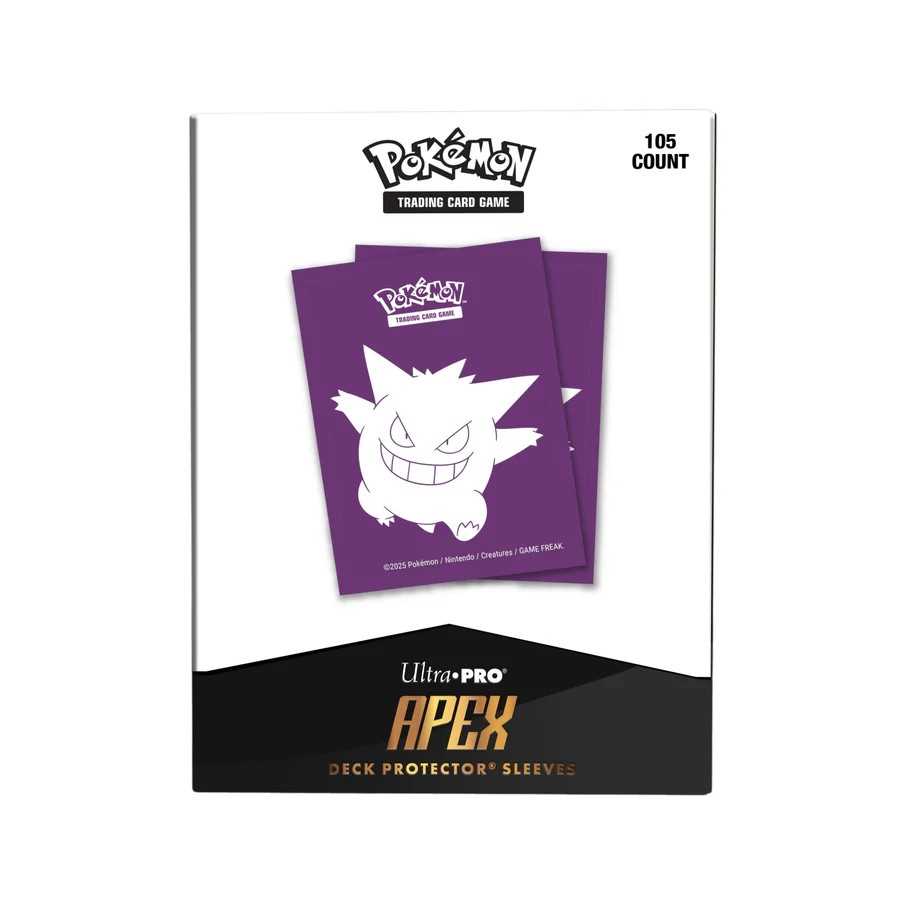 Pokemon Elite Series Genga Apex Deck Protector Sleeves (105ct)