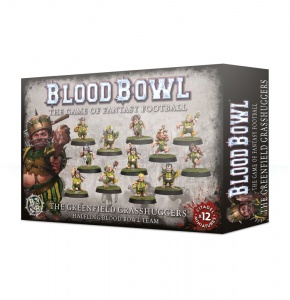 Blood Bowl: Greenfield Grasshuggers Team (Halflings) (Box damaged)
