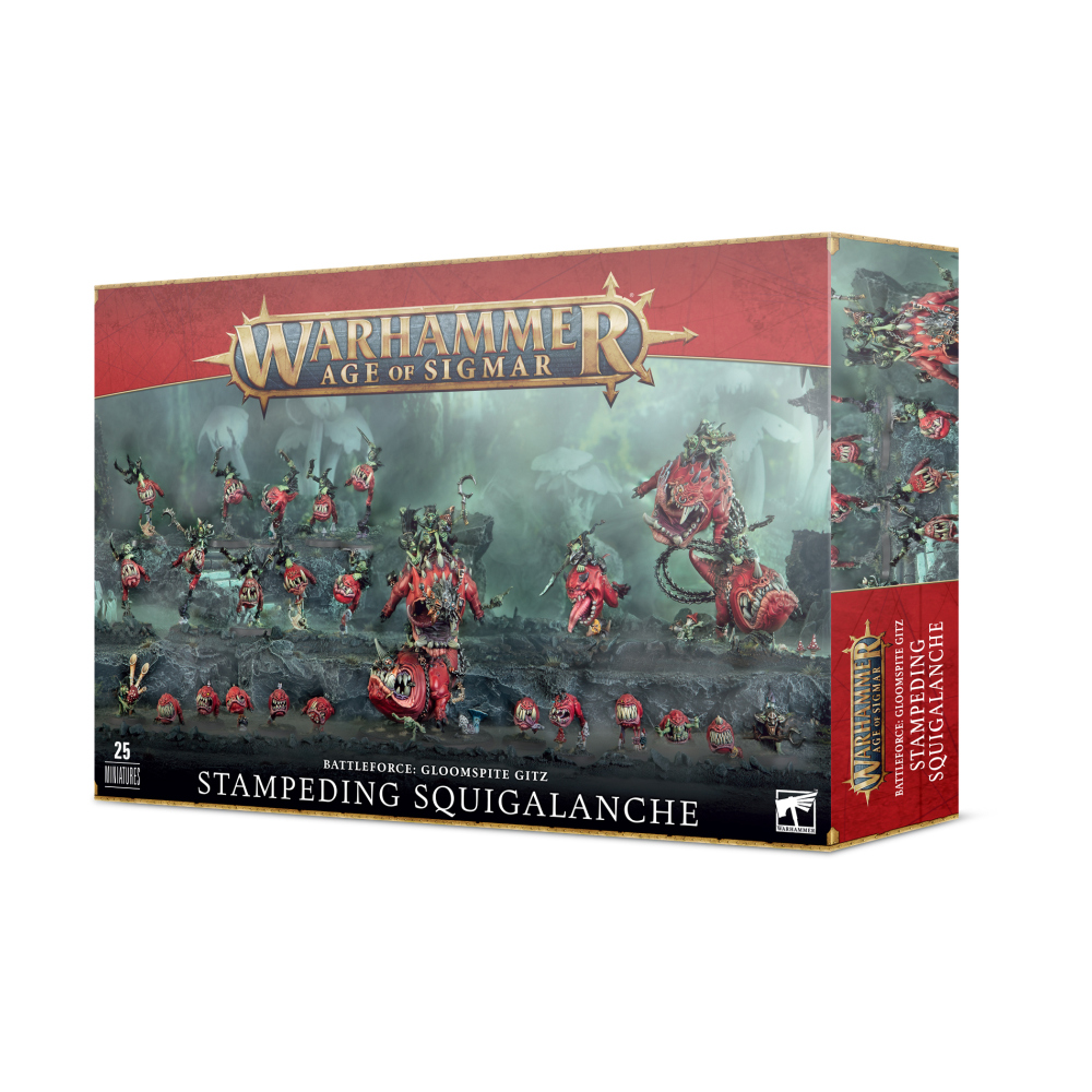 Gloomspite Gitz: Stampeding Squigalanche