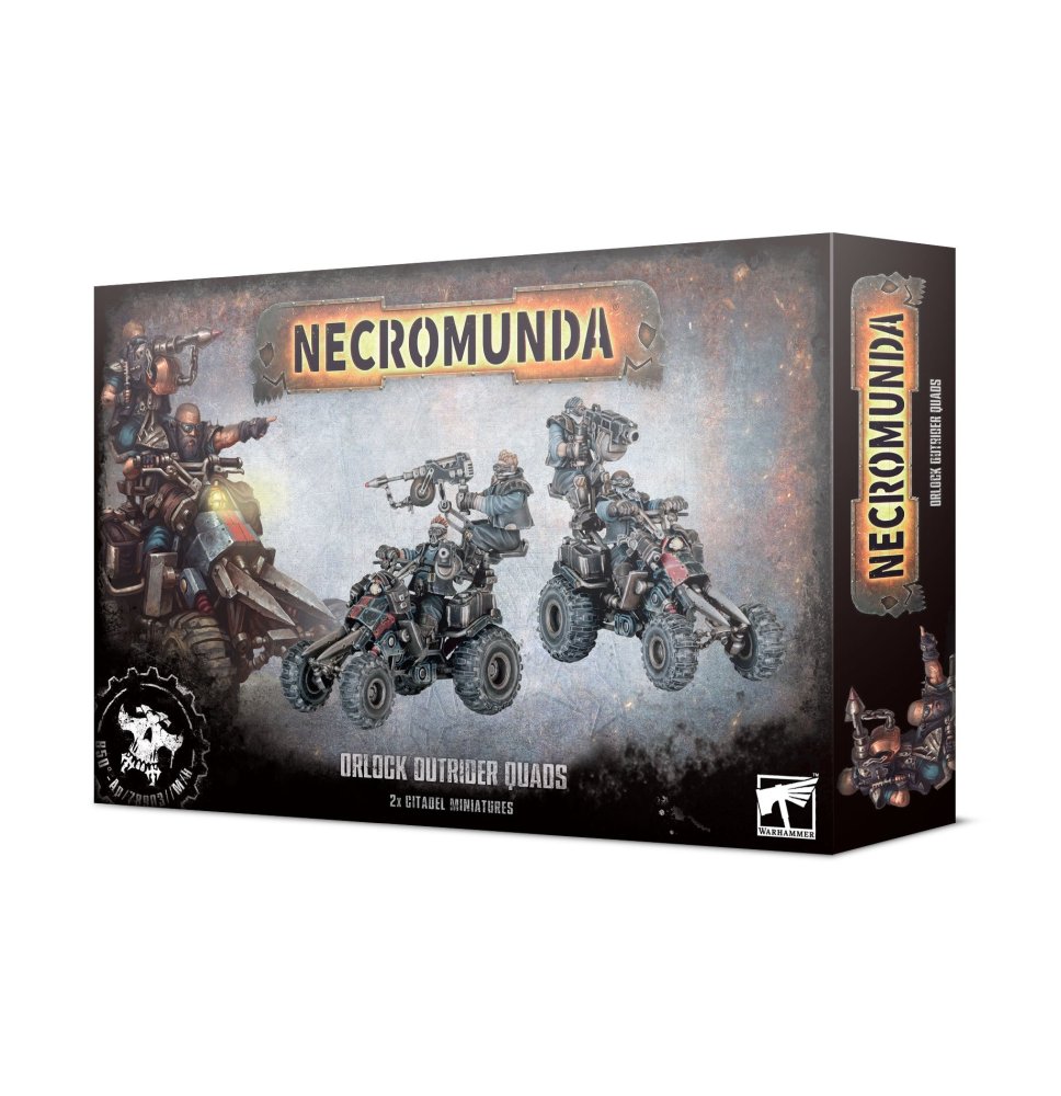 Necromunda: Orlock Outrider Quads (Box damaged)