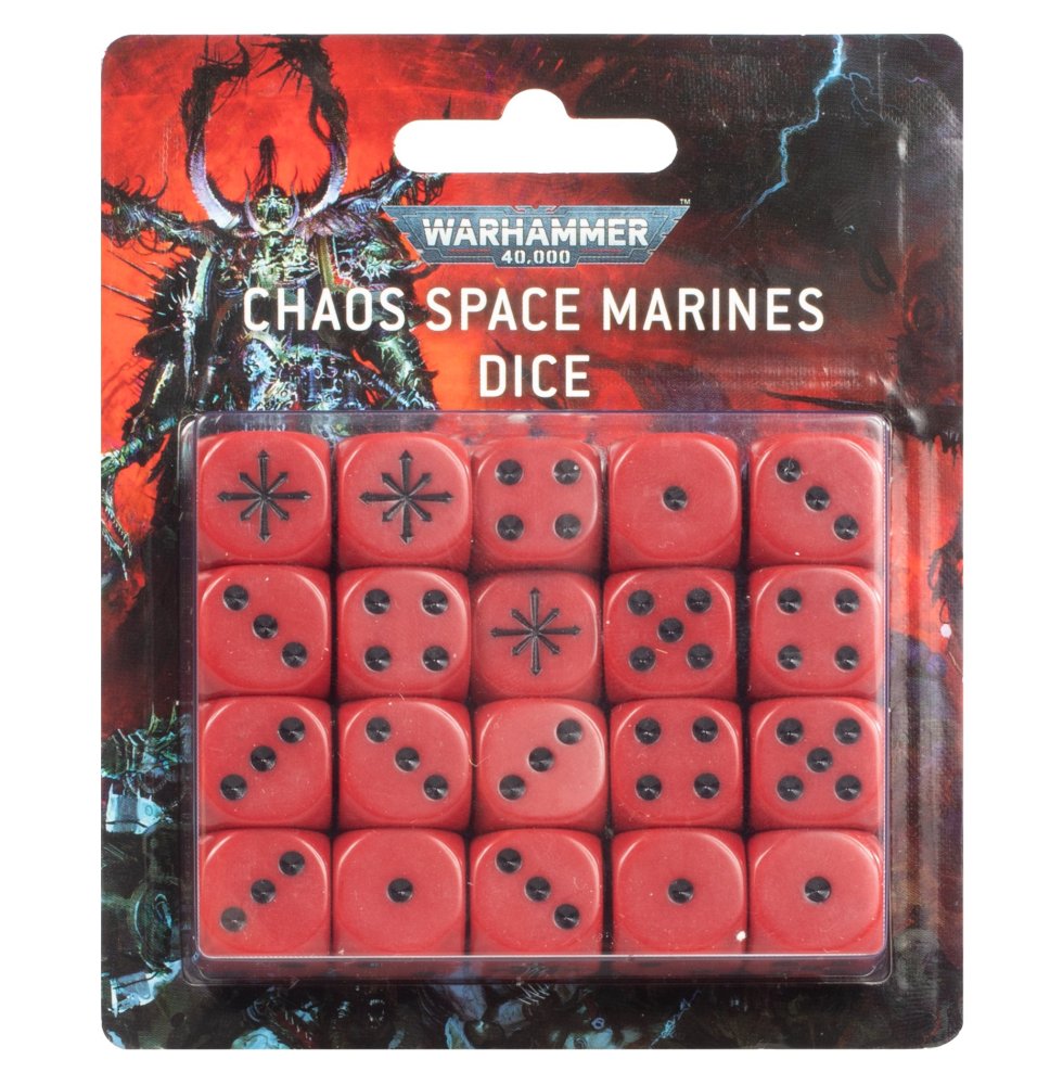 Warhammer 40000: Chaos Space Marines Dice