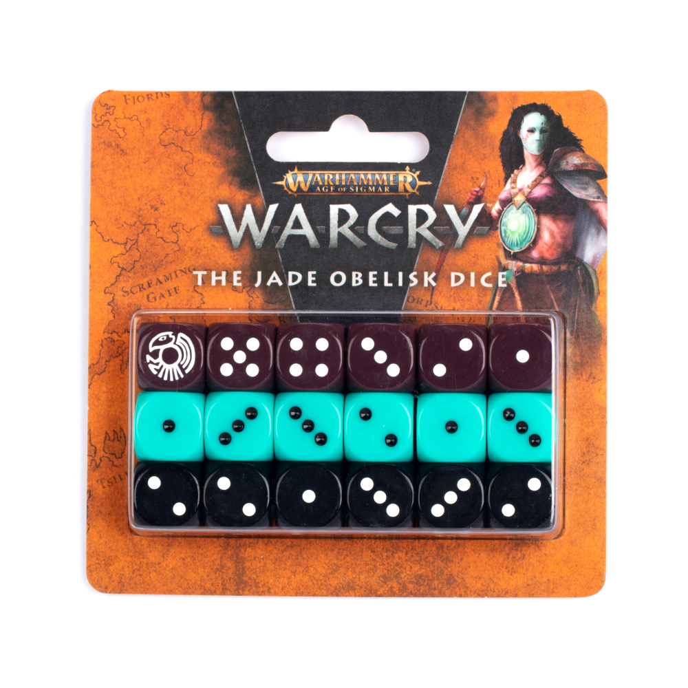 Warcry: The Jade Obelisk Dice