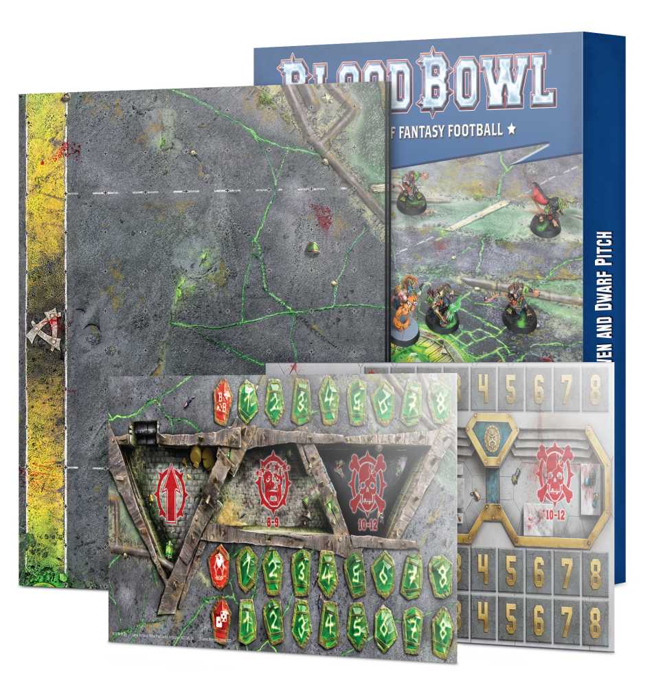 Blood Bowl: Skaven & Dwarf Pitch