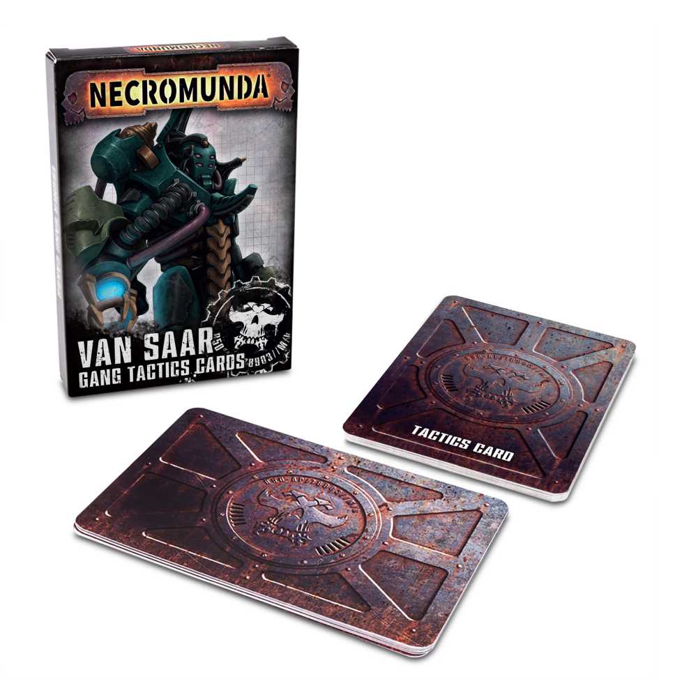 Necromunda: Van Saar Gang Tactics Cards