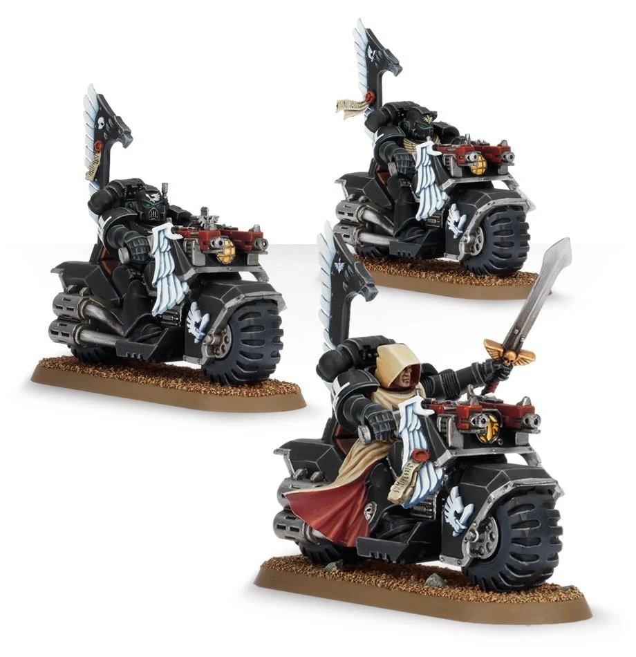 Dark Angels: Ravenwing Bike Squad (Plain Packaging)