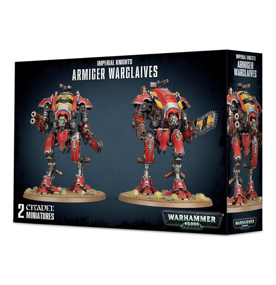 Imperial Knights: Armiger Warglaives (Box damaged)
