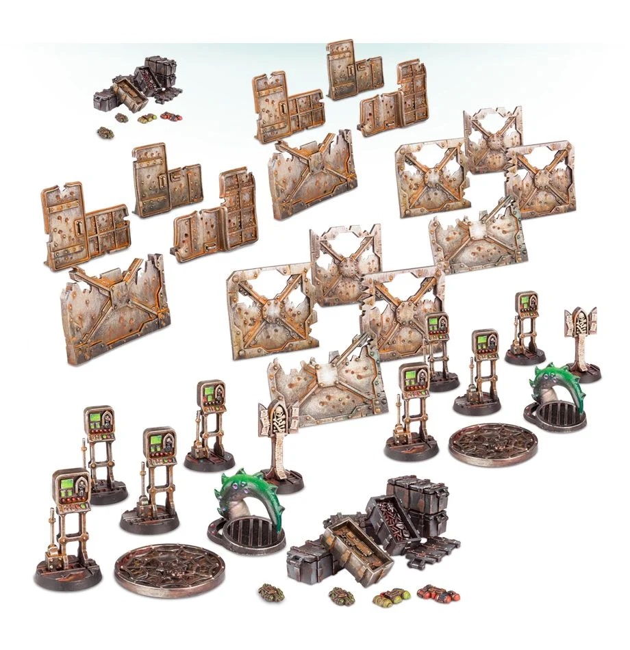 Necromunda: Barricades and Objectives (Plain box)