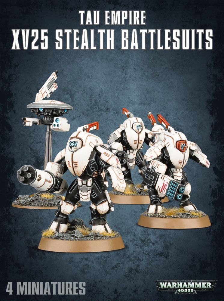 Tau Empire: XV25 Stealth Battlesuits