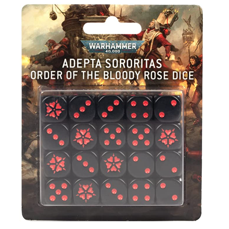 Warhammer 40000: Adepta Sororitas Dice - Order of the Bloody Rose