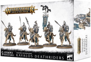 Ossiarch Bonereapers: Kavalos Deathriders (Box damaged)