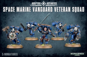 Space Marines: Vanguard Veteran Squad (Box damaged)