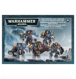 Space Wolves: Wolf Guard Terminators (Box damaged)