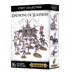 Start Collecting! Daemons of Slaanesh (Box damaged)